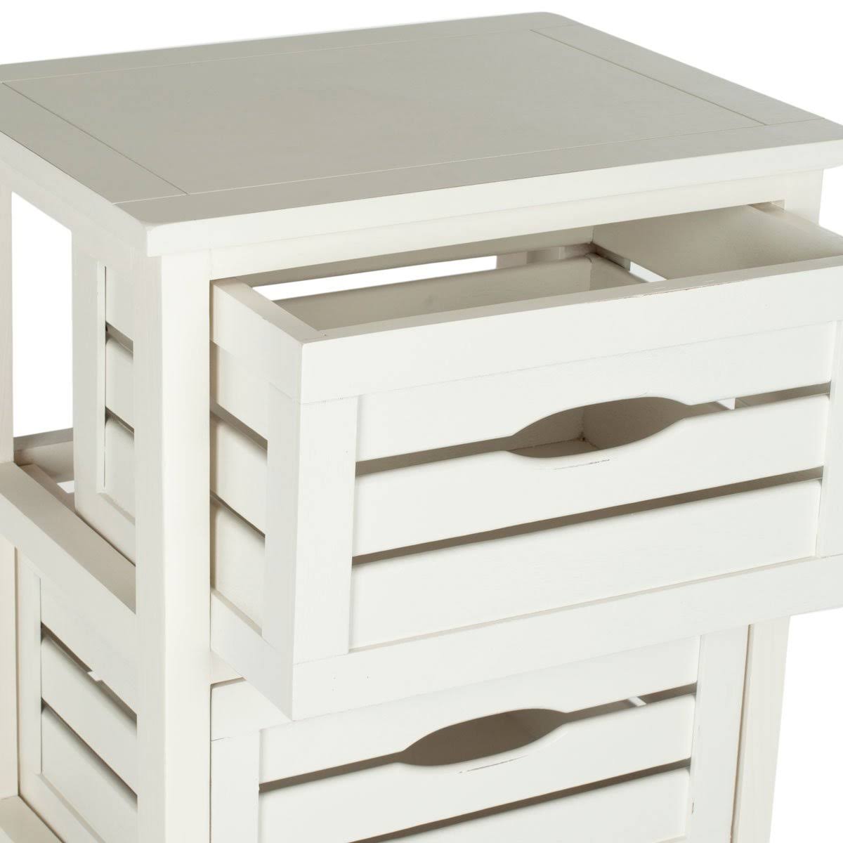 Red 5 Drawer Cabinet Q37208