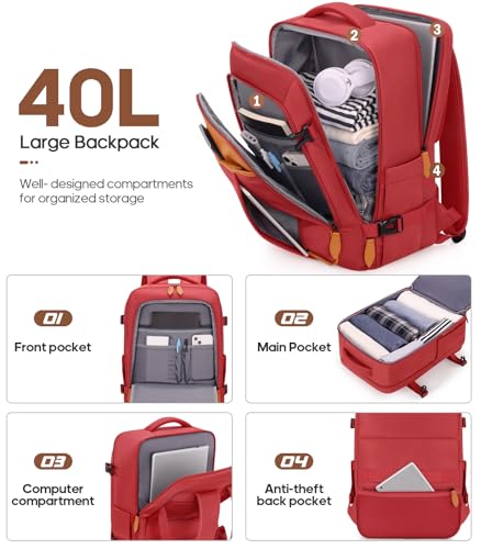 3 Piece PC Hardside Carry On Luggage Set with Spinner Wheels and TSA Lock X5449