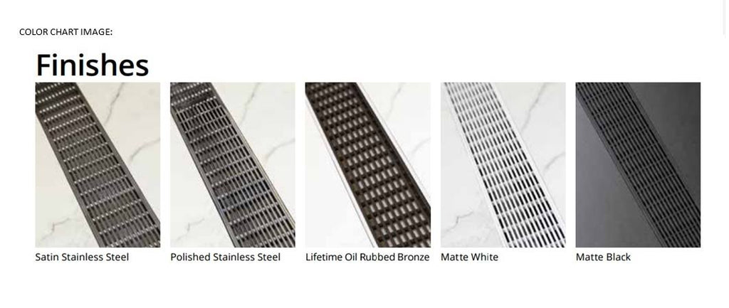 60 inch Drain Grate - Bronze Y404