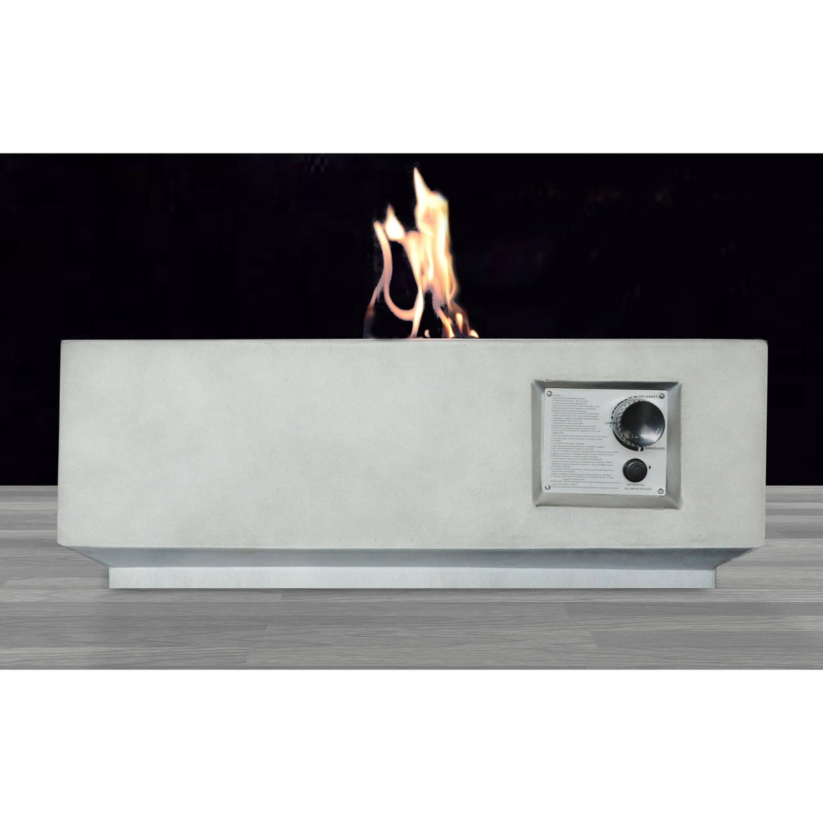 Charcoal Finish Square Fire Pit with Protective Lid G33062