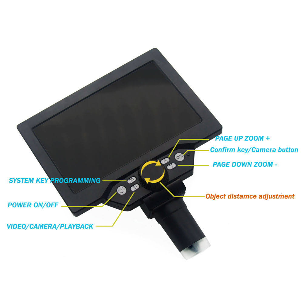 Digital Microscope with 7 inch LCD Display T175