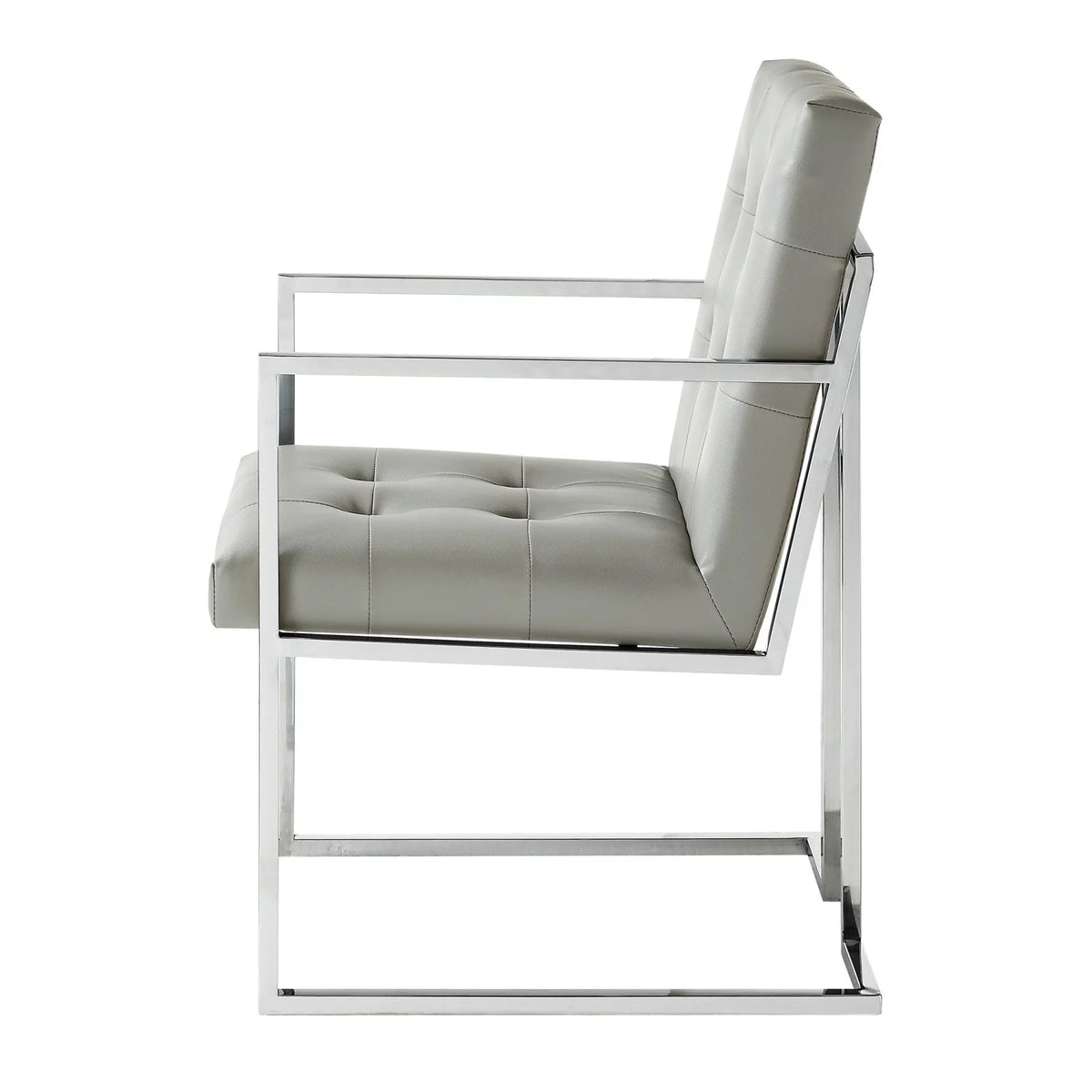 Faux Leather Dining Arm Chair Set of 2 V92989