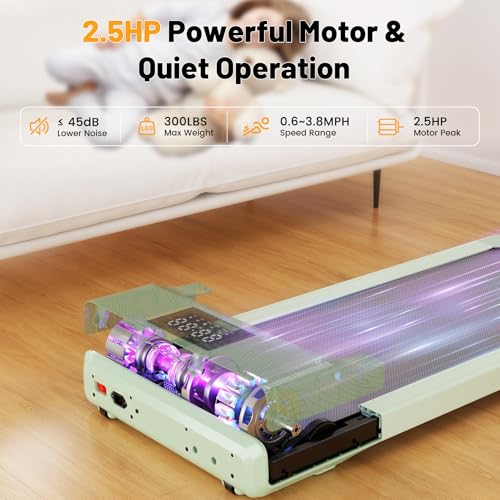 Walking Pad Treadmill with Remote Control LED Display B154399