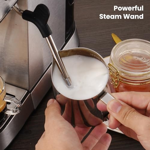 Beige Espresso Machine with Milk Frother X9498