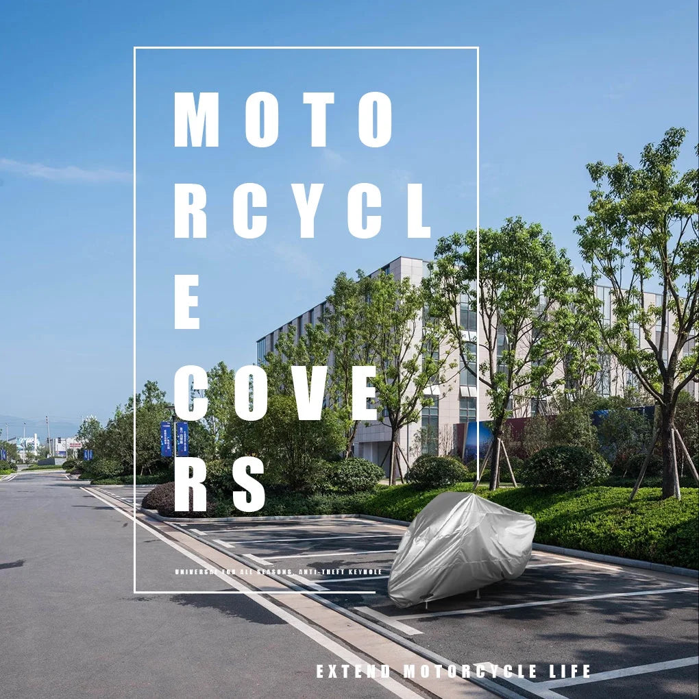 Silver Motorbike Dustproof Cover A91167