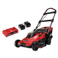 20V Brushless Lawn Mower Kit with Two 4.0 Ah Battery and Dual Port Charger F73702