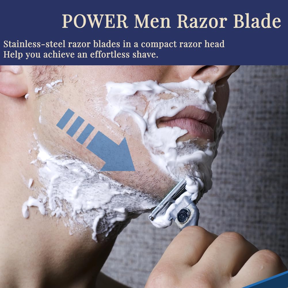 36 Pcs Stainless Steel Razor Blades Refills L548