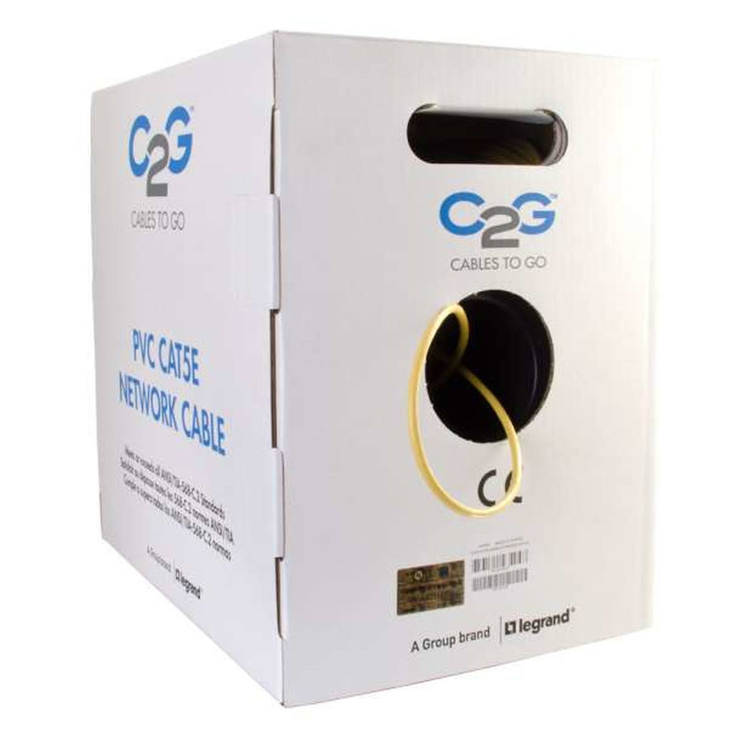 Bulk Cable CAT 5e UTP 1000 ft Yellow Z1178