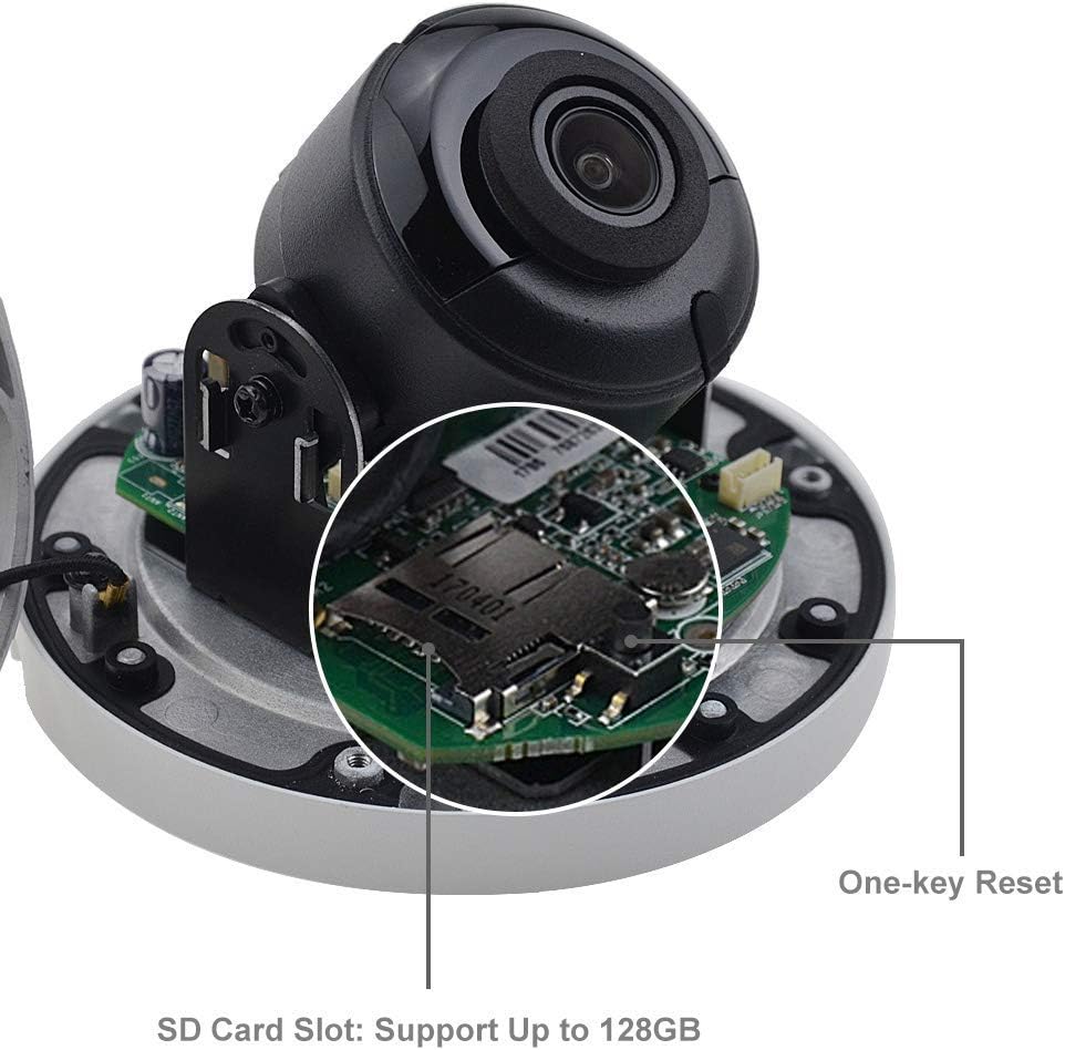 8MP 4K IR Fixed Dome Network Camera POE IP67 H.265+ M64152