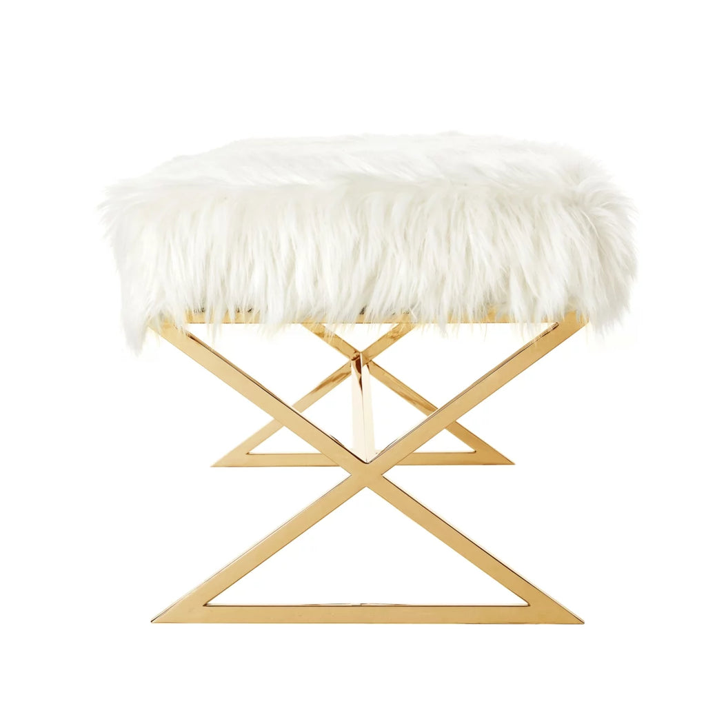Faux Bench Stainless Steel Legs W8909