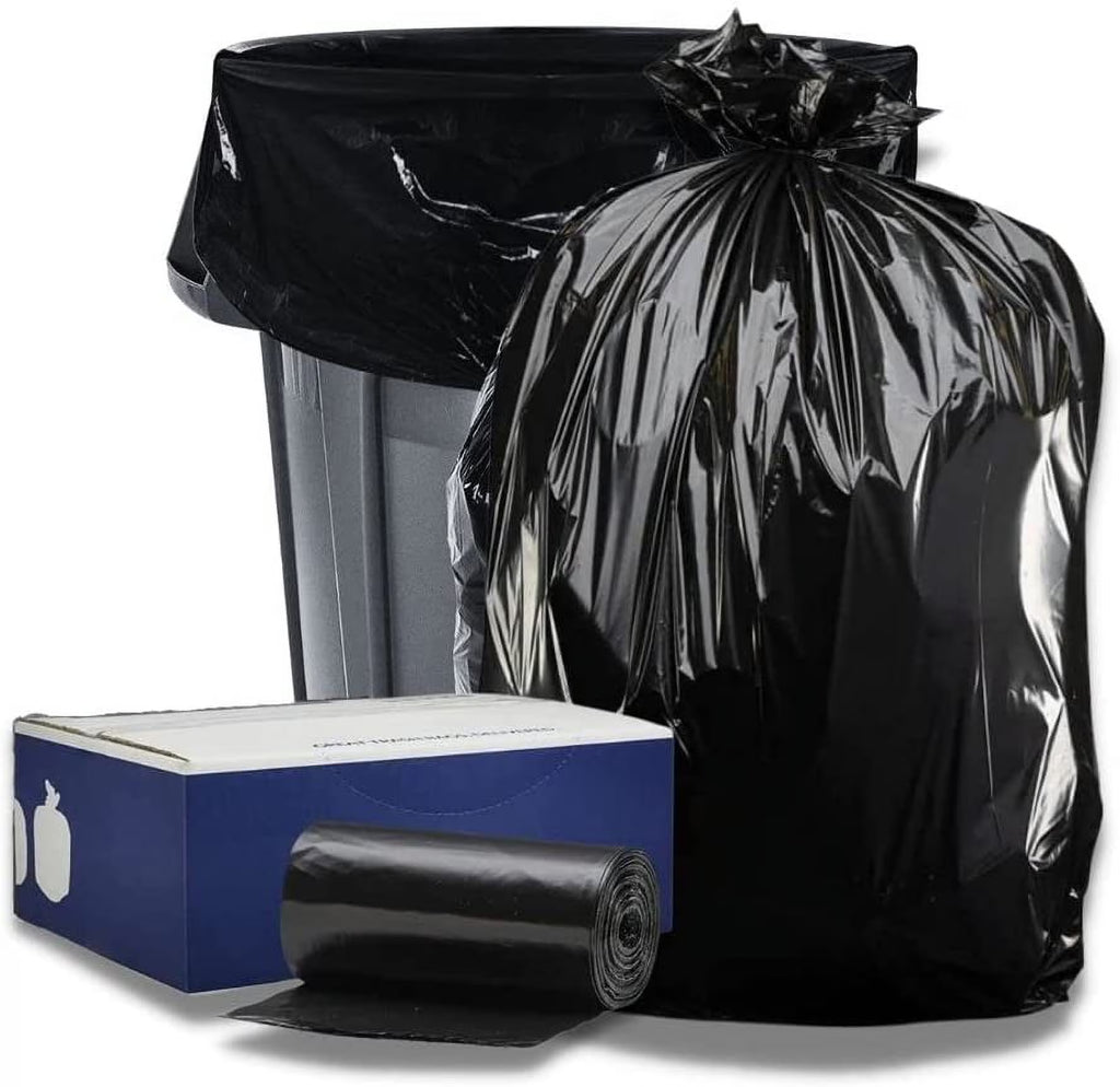 Black Trash Bags, 50 Count O1717