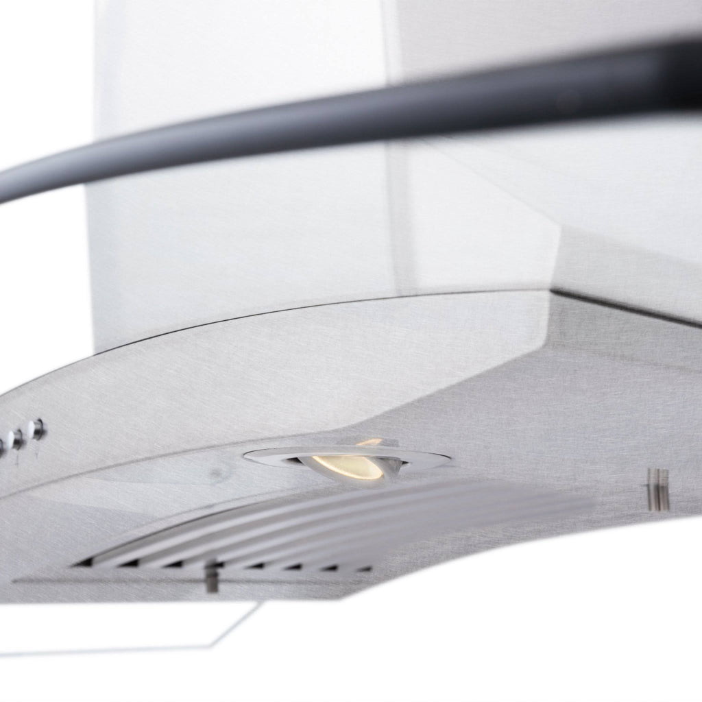 30x22 Wall Mount Range Hood in DuraSnow Stainless Steel & Glass O267012