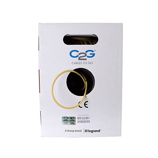 Bulk Cable CAT 5e UTP 1000 ft Yellow Z1178