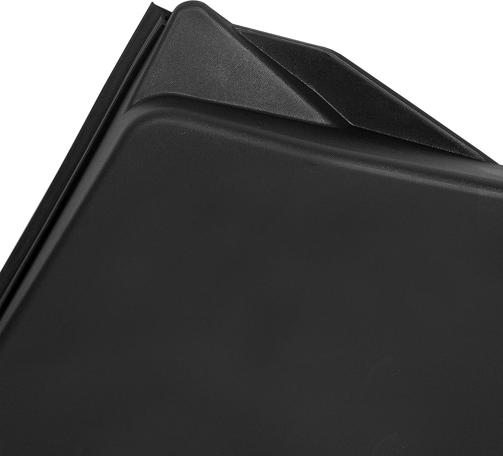 Lower Door Panel Insert with Metal Frame Black Pair O7925