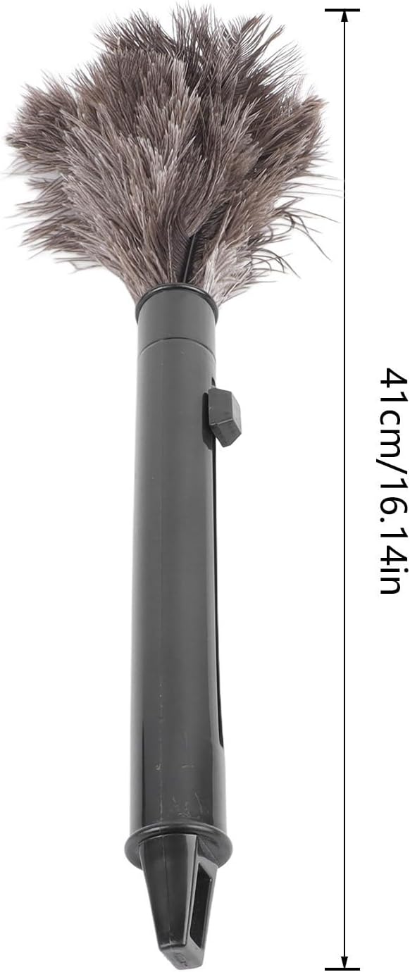 Ostrich Feather Duster Retractable Extendable Handheld C902