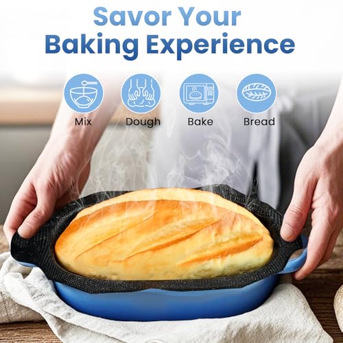 Blue Oval Cast Iron 2.5QT Dutch Oven with Lid U195050