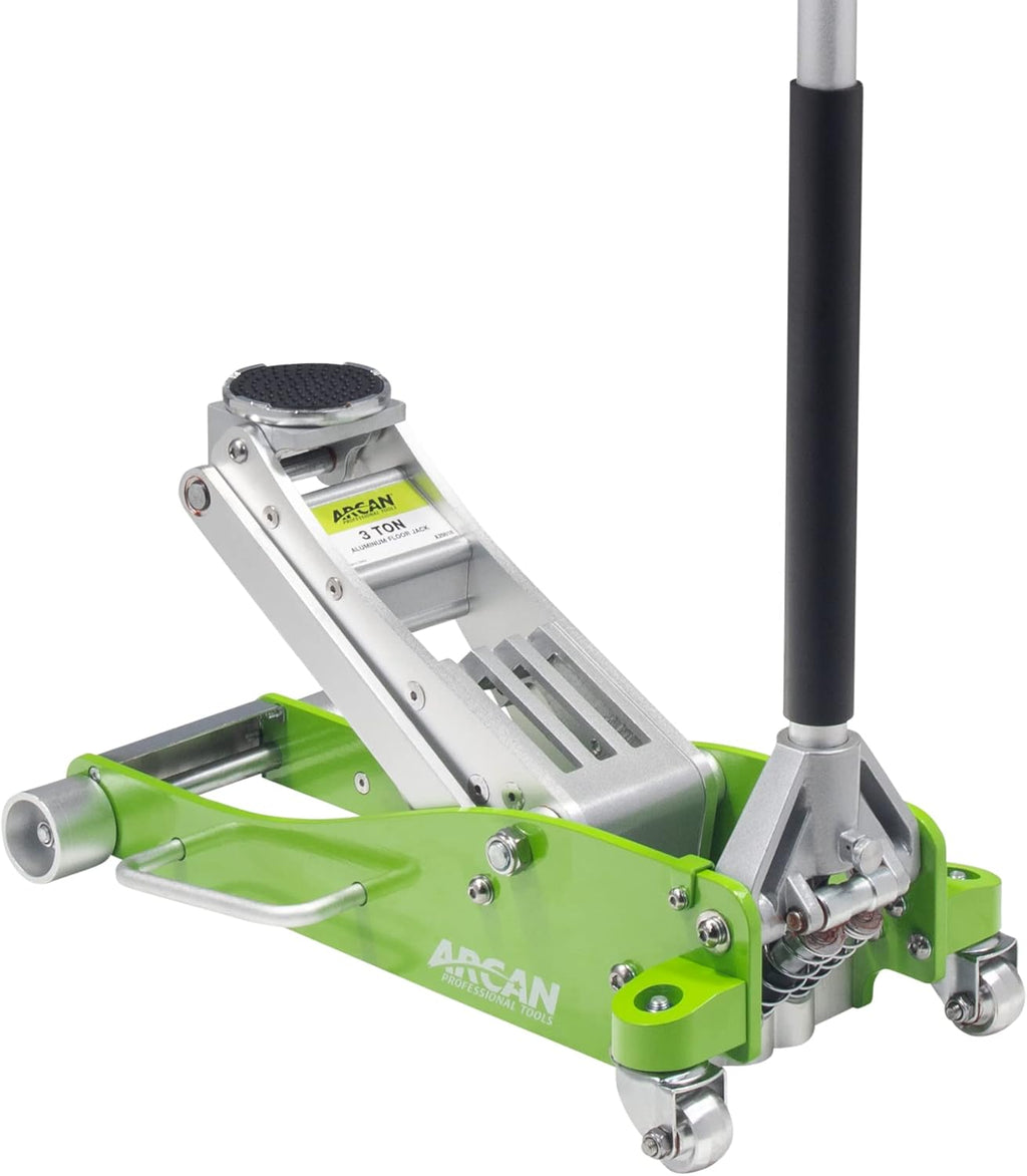 3-Ton Quick Rise Aluminum Floor Jack with Dual Pump Pistons U317937