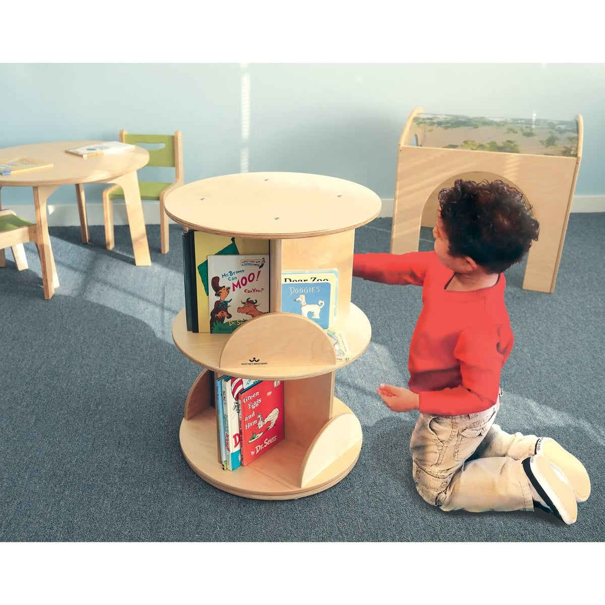 Two Level Book Carousel Q6719