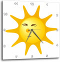 Sun Cartoon Face Wall Clock I550