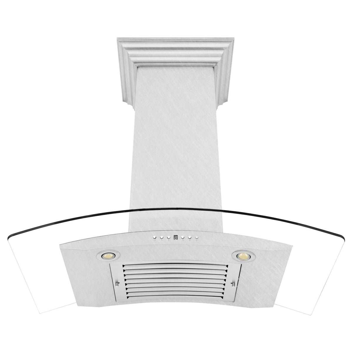 30x22 Wall Mount Range Hood in DuraSnow Stainless Steel & Glass O267012