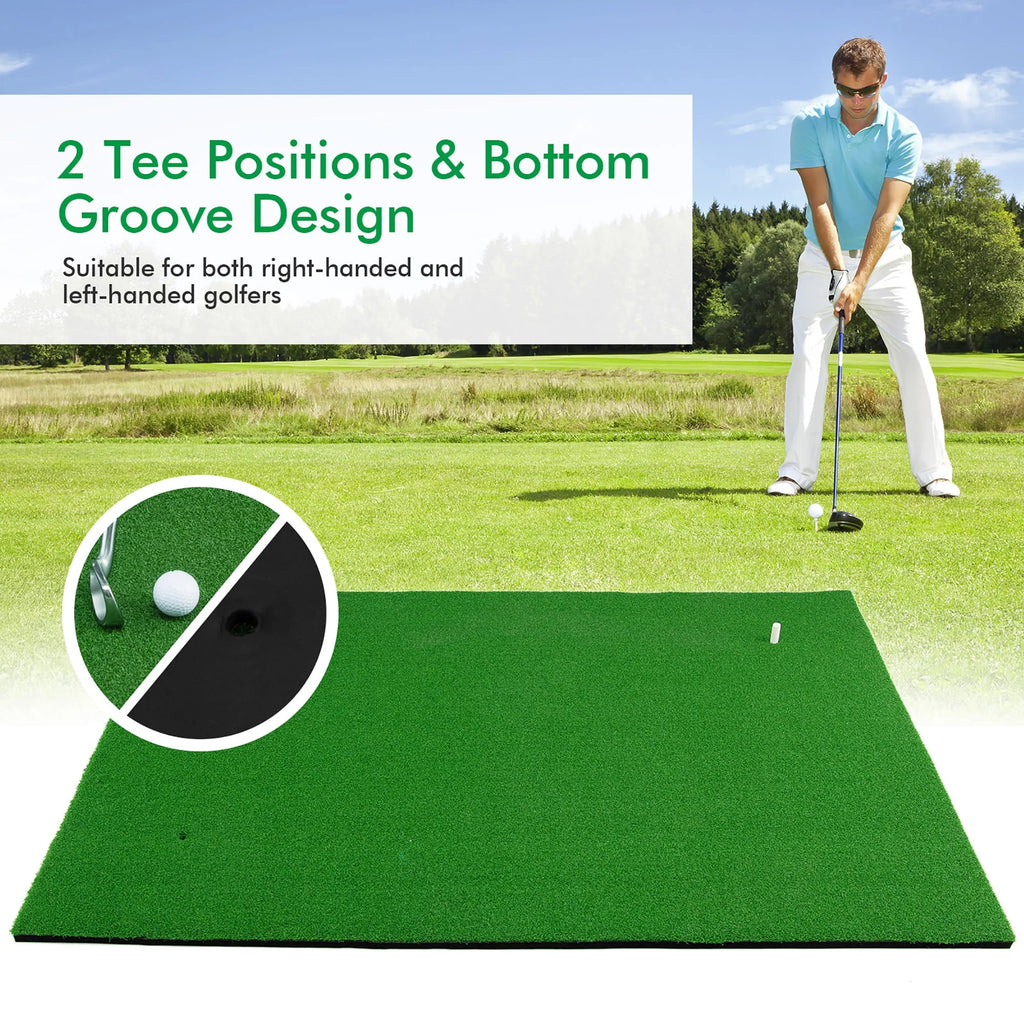 5' x 3' Golf Practice Mat with 3 Tees P436365