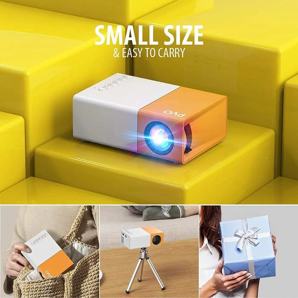 Mini Portable LED Projector with USB and Remote Control G2775