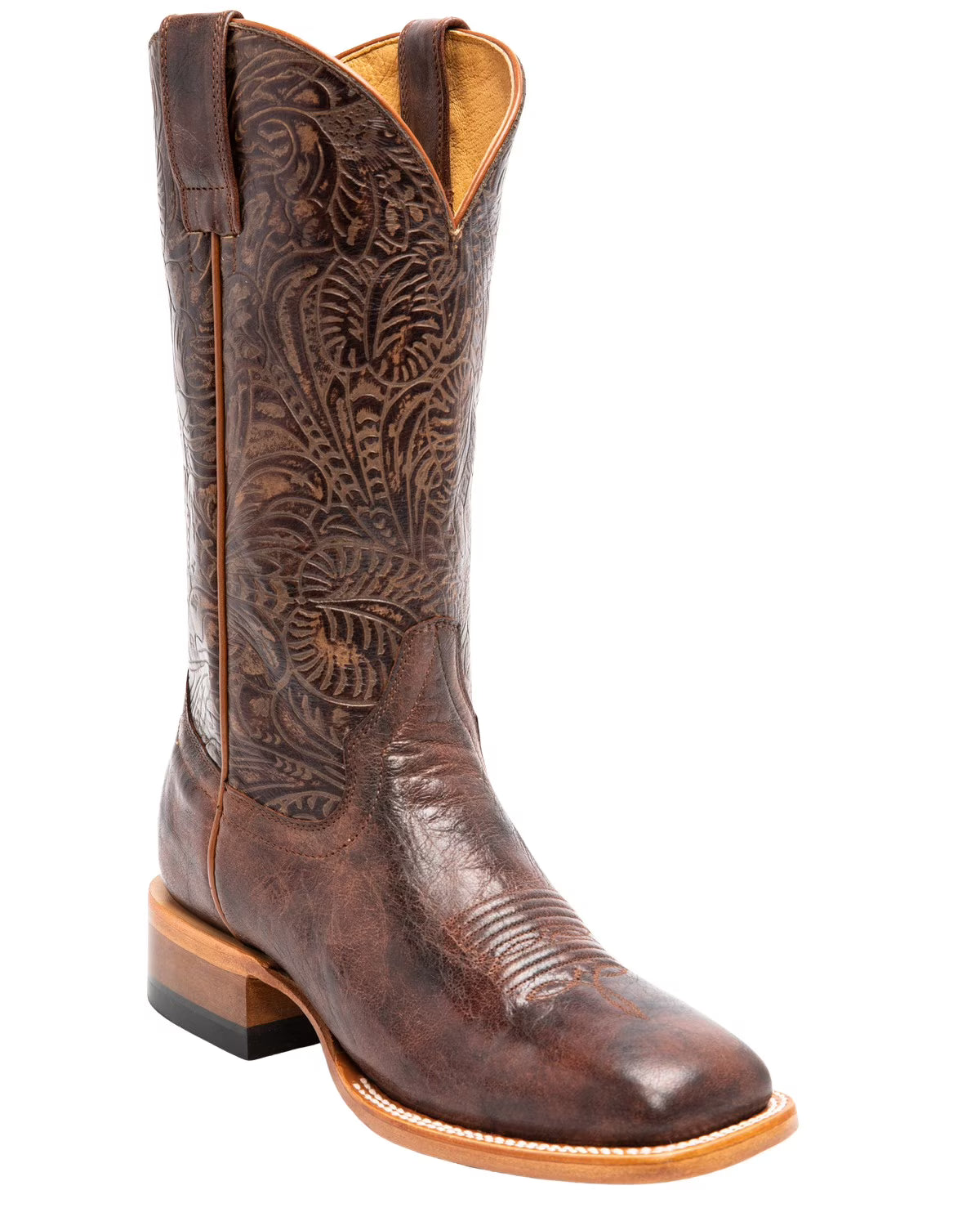 Broad Brown Cowboy Performance Boot U8488