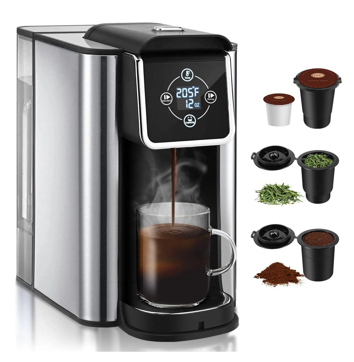 Single Serve 3 in 1 Pod Coffee Maker C25232