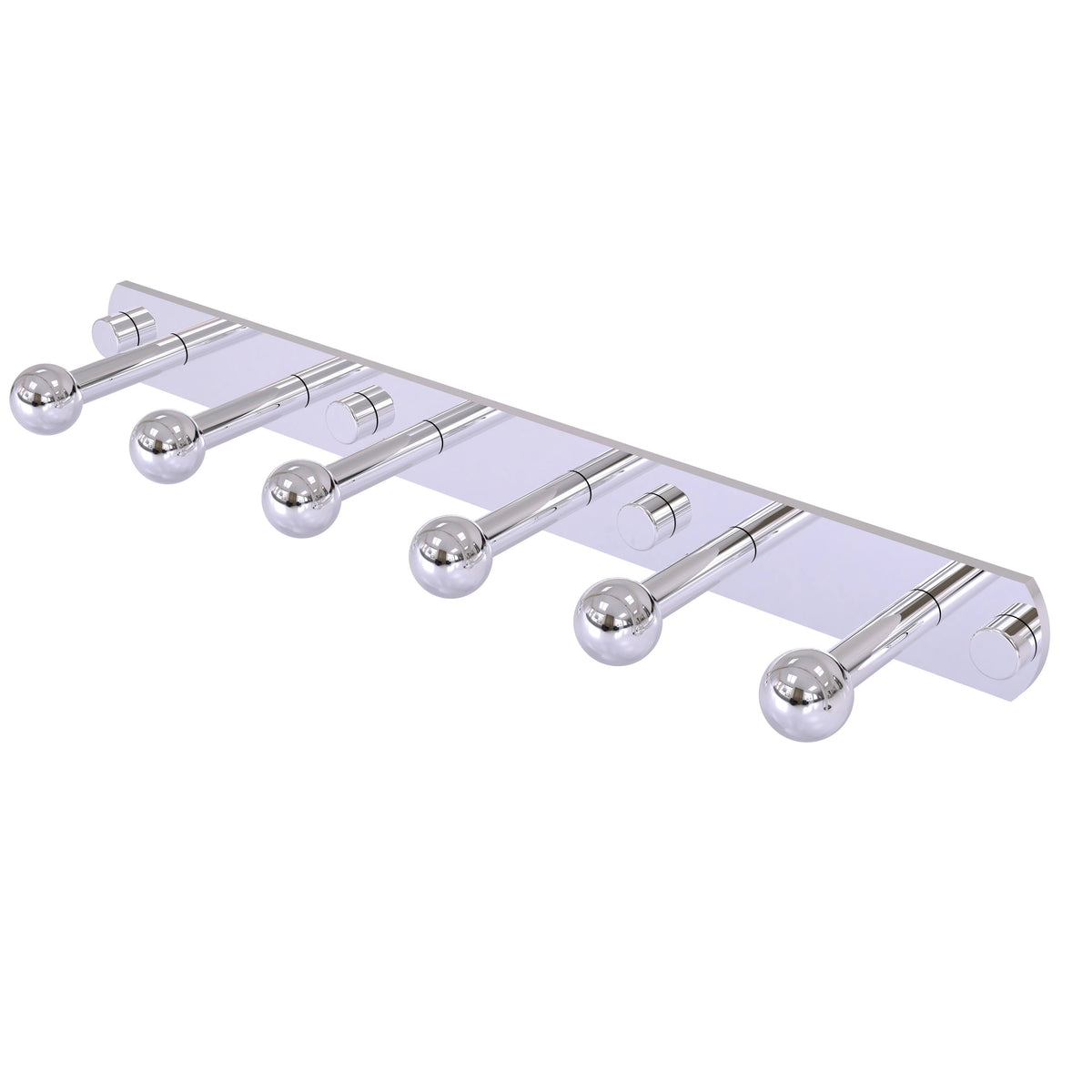 Polished Chrome 6-Position Tie & Belt Rack Q60470