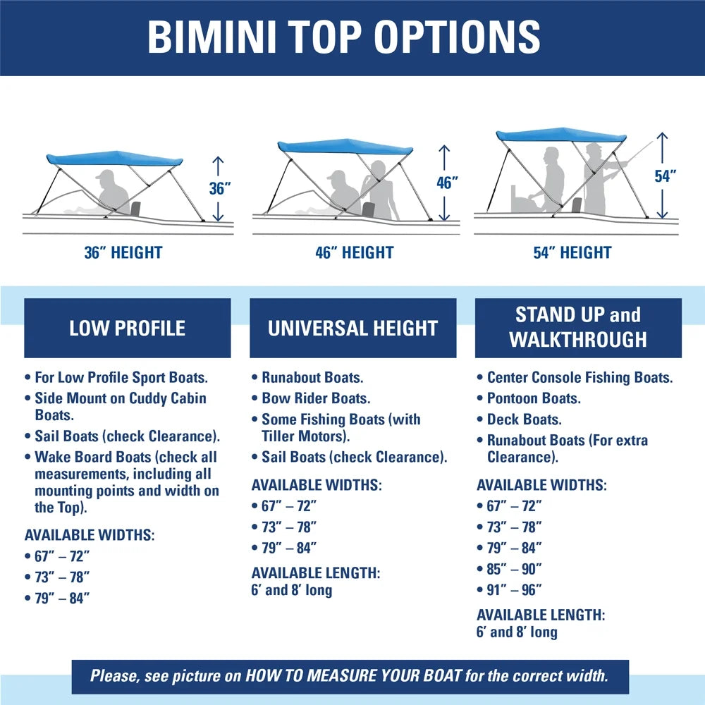 Gray 4 Bow Pontoon Bimini Top Boat Cover O103