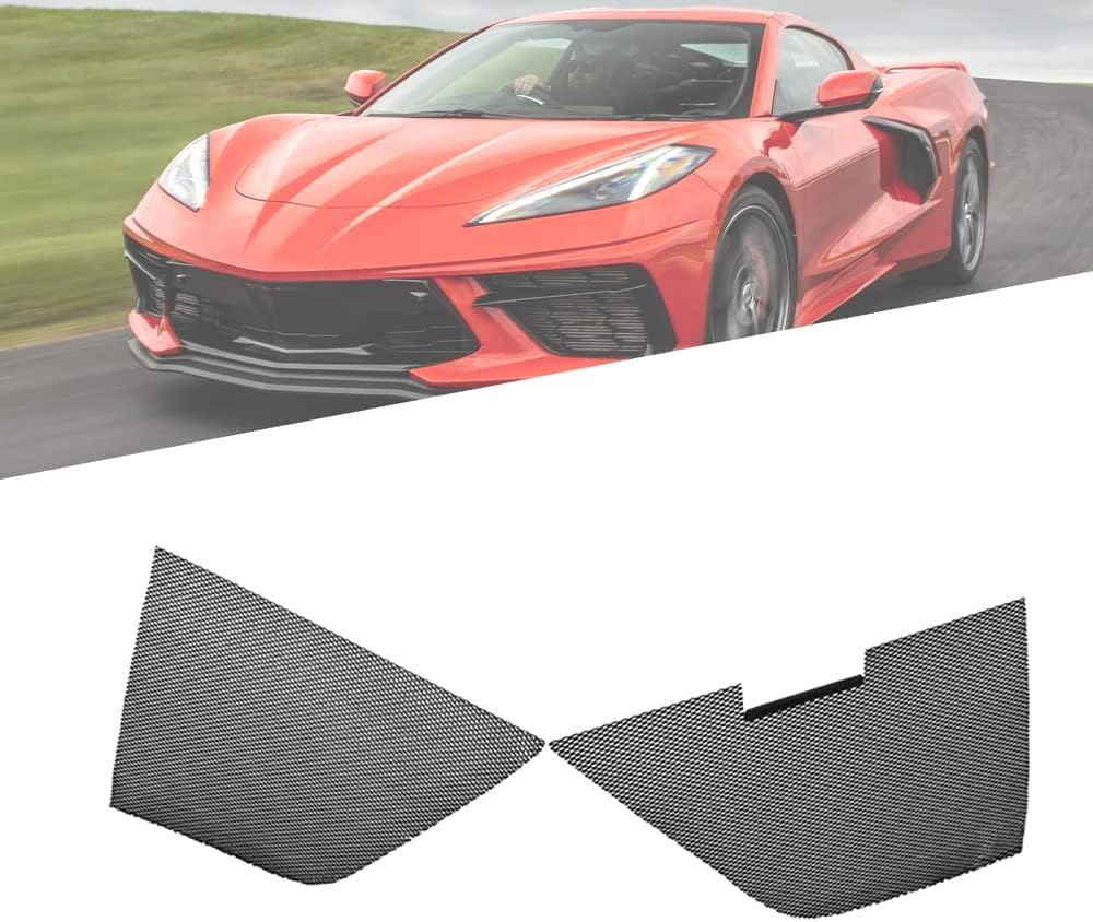 2Pcs Aluminum Car Grille Mesh Set for Corvette C8 2020-2022 E125291