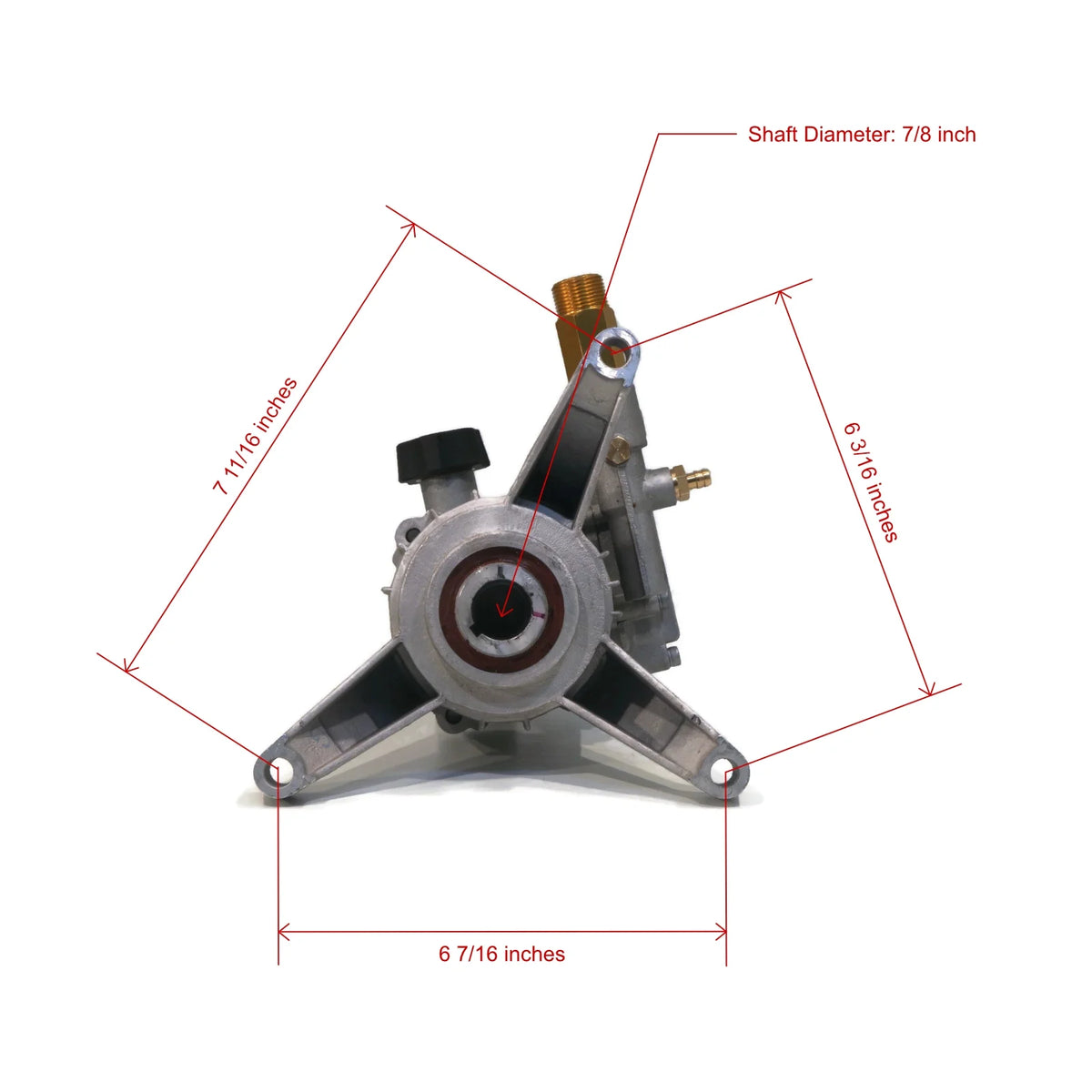 Pressure Washer 7/8" Shaft Water Pump C3319