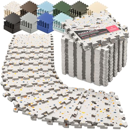 Interlocking EVA Soft Foam Floor Mat 18 Pieces Puzzle Tiles U157327