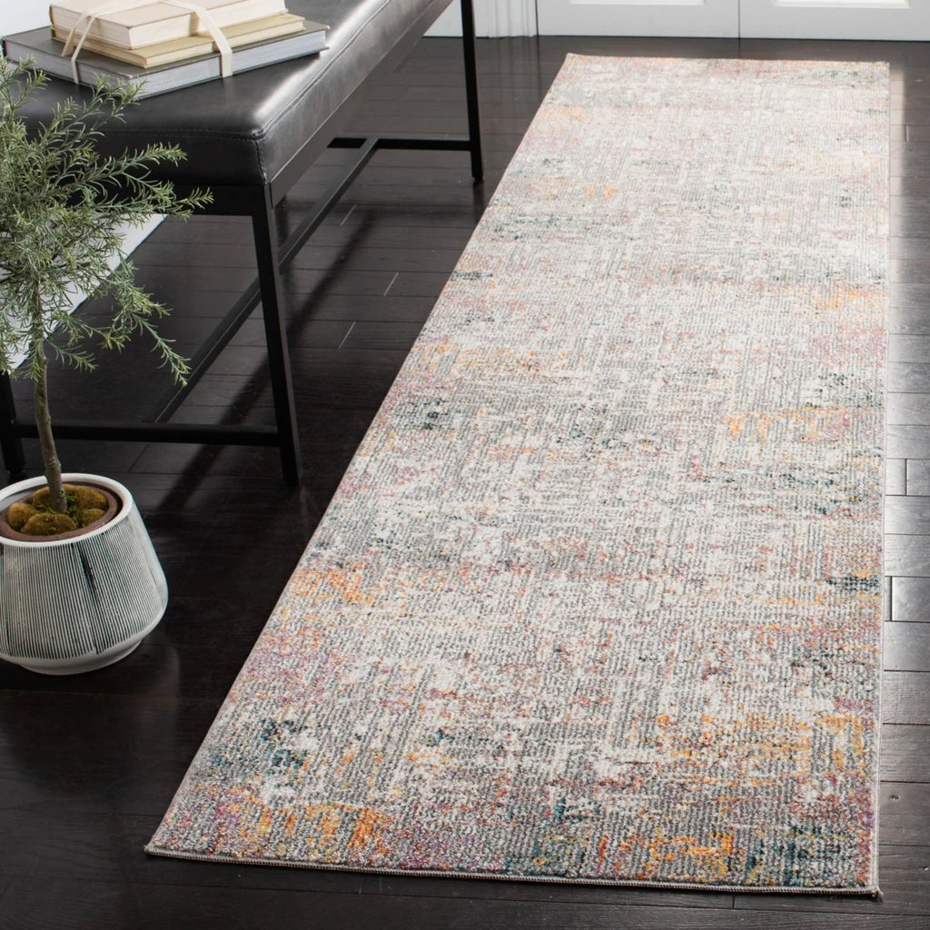 Beige/Rust Rug A3142