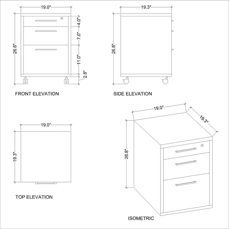 White Wooden Writing Desk Set U297749
