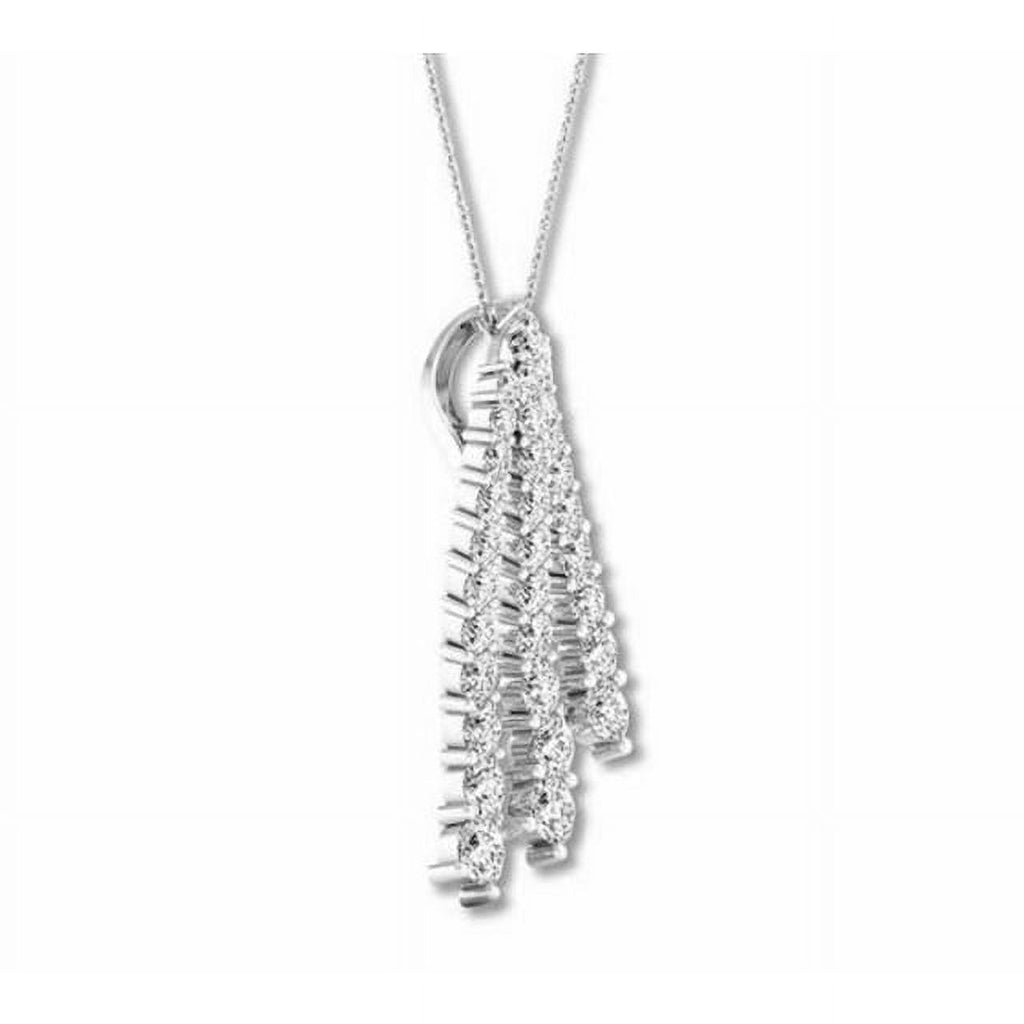 14K White Gold Lab Grown Diamond Pendant N6469