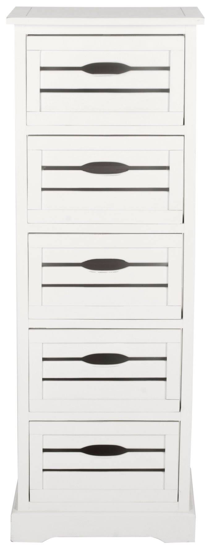 Red 5 Drawer Cabinet Q37208