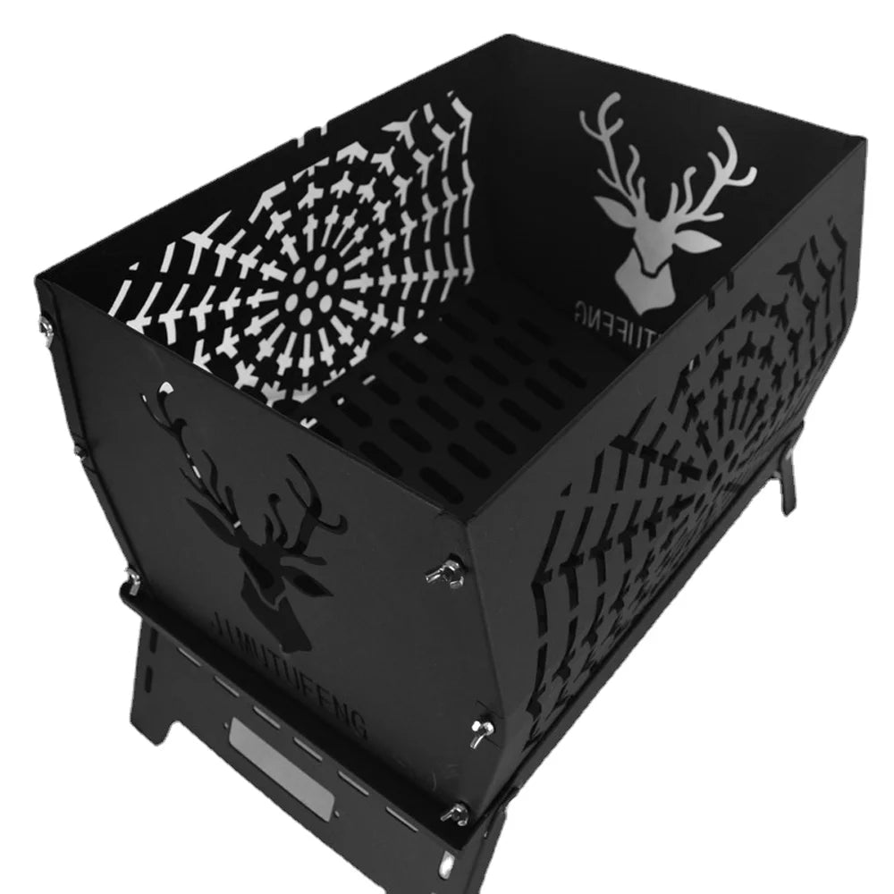 Campfire Stand Portable Wood Burning Camp Stove Z7275
