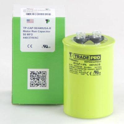 50 Mfd 440/370V Round Motor Run Capacitor C1642