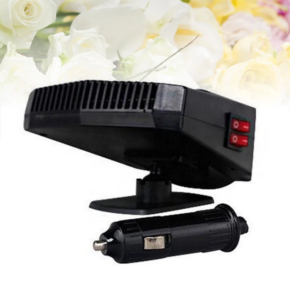 12V 200W Demister Defrosting Electric Heater Fan (Black) U667505