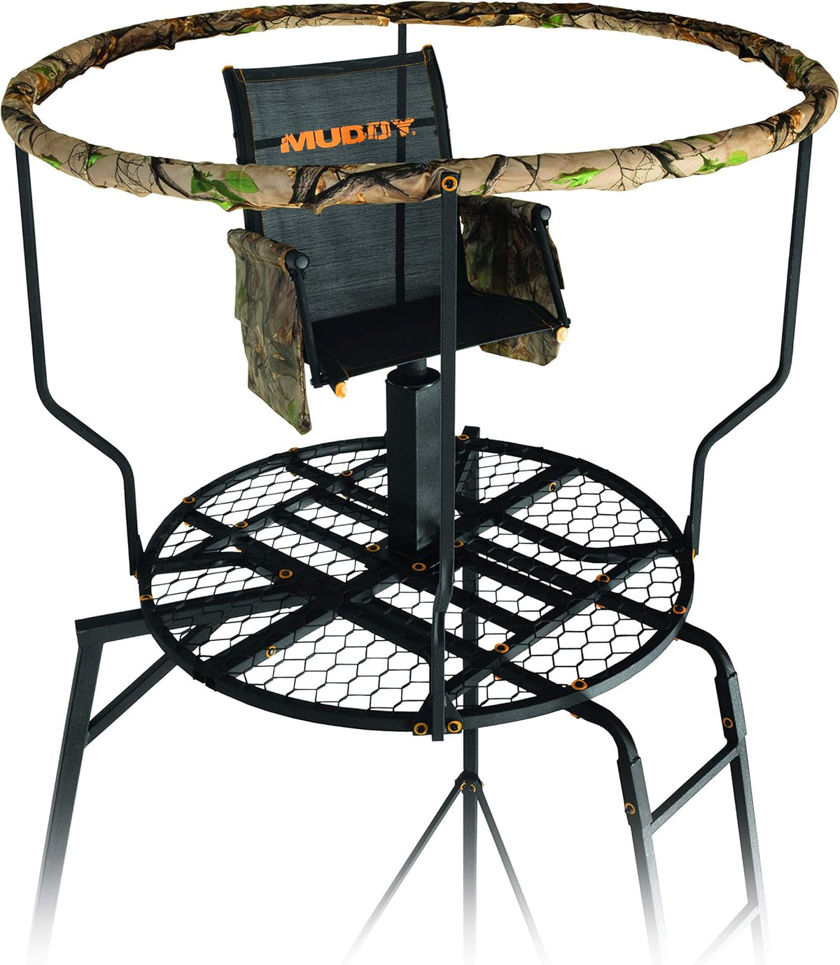 16 Foot Single Seater Foldable Outdoor Hunting Tripod Stand with 2 Detachable Gear Bags H867717