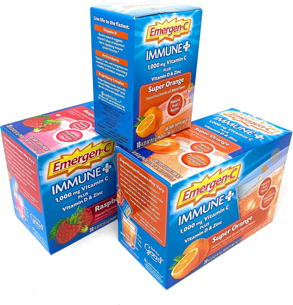Super Orange and Raspberry Dietary Supplement Fizzy Drink Mix Powder K571