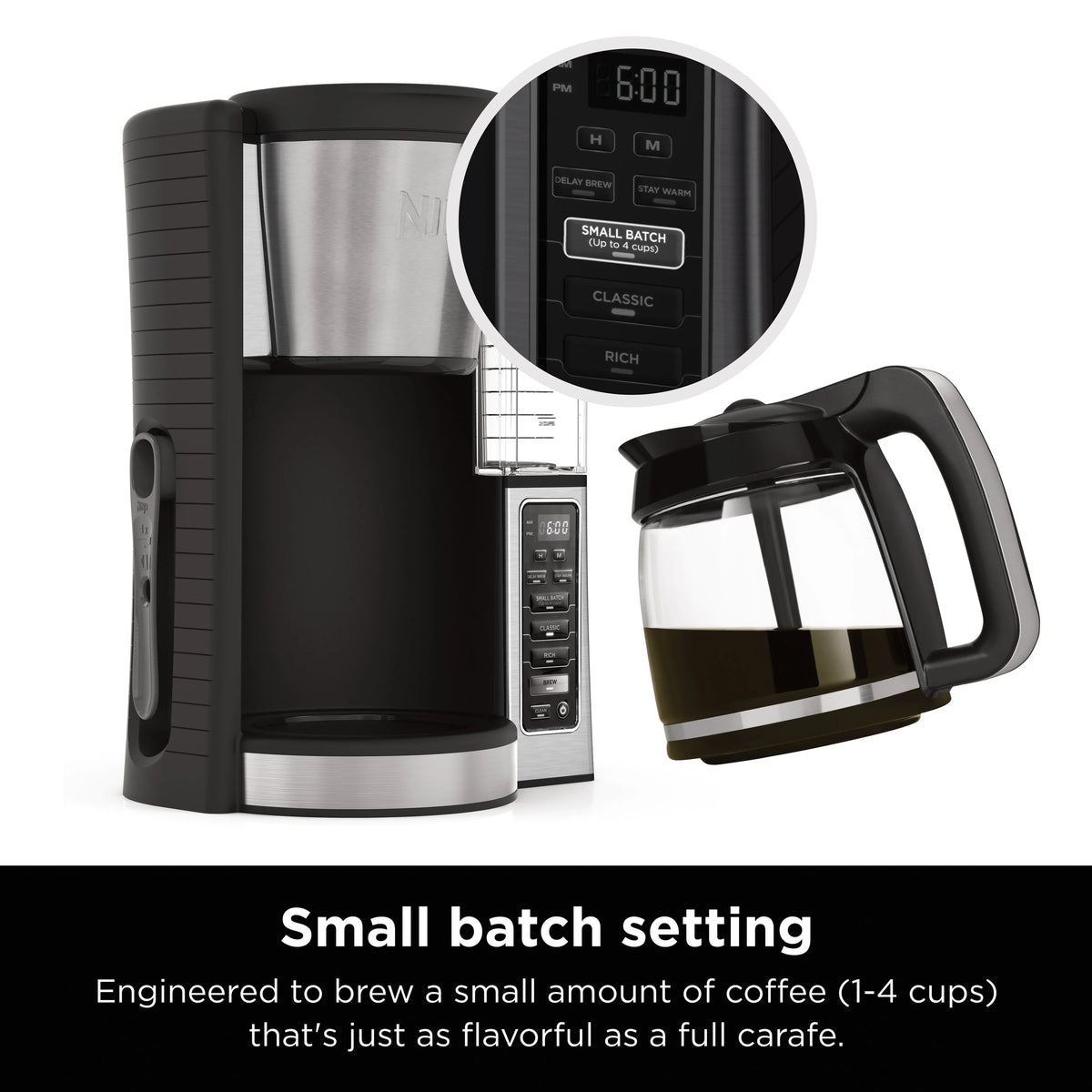 12-Cup Programmable Coffee Maker with Glass Carafe Q92706