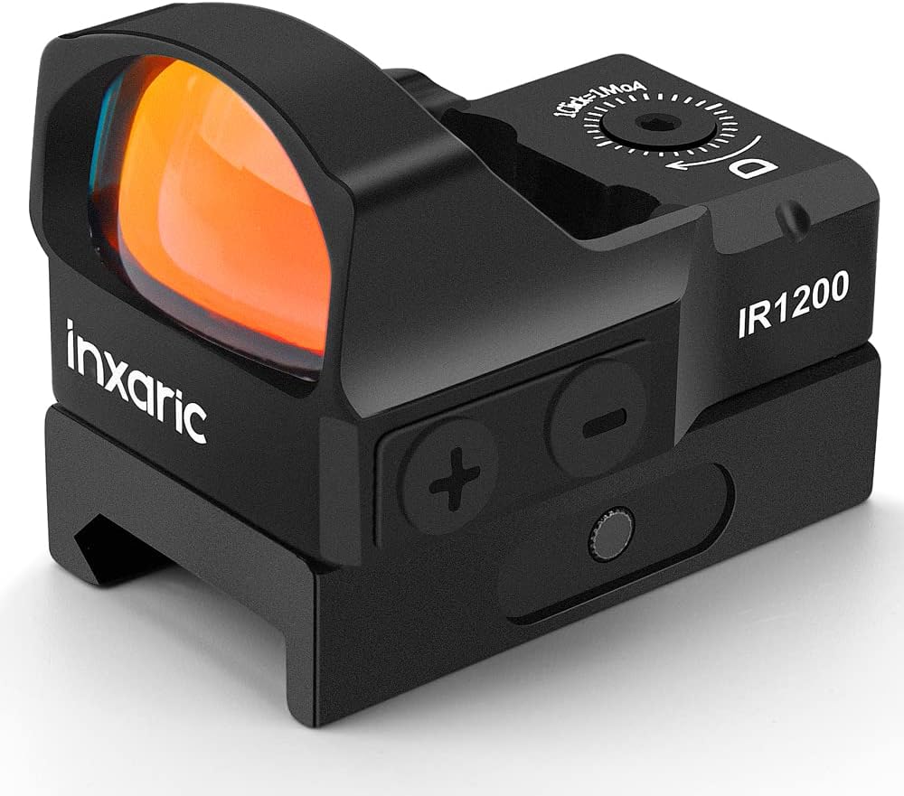 Red Dot Reflex Sight with Glock Mount Plate and Picatinny Rail Mounts F40041