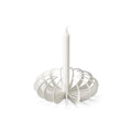 White Candle Holder Z922
