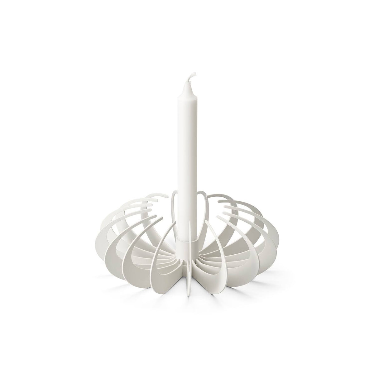 White Candle Holder Z922