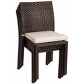 Dark Brown Side Chair Set 4 PCS R5969