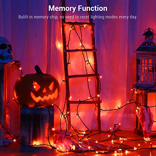 240 LED 78.74ft Orange Purple String Lights X672