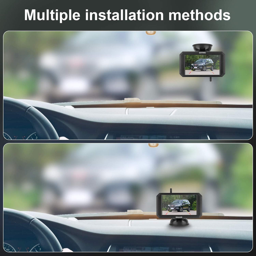 Wireless Backup Camera with 5 Inch Monitor and HD 1080P Night Vision Waterproof Camera C61457