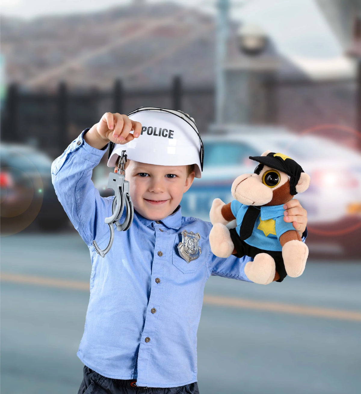 6 Inches Police Officer Plush Toy U26964